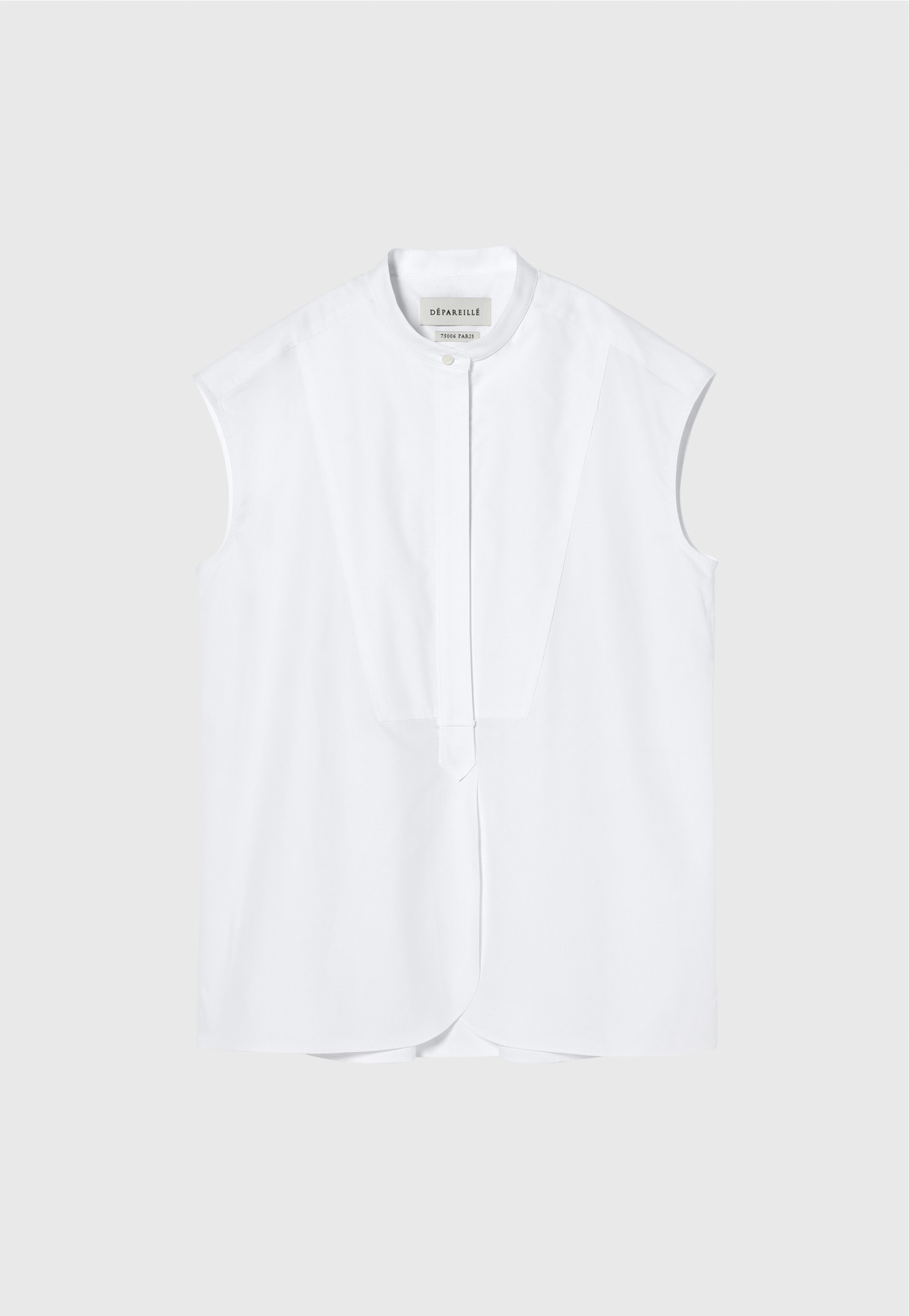 TYPEWRITER BOW NO SLEEVE BLOUSE / タイプライターボウノースリーブブラウス 詳細画像 White 9