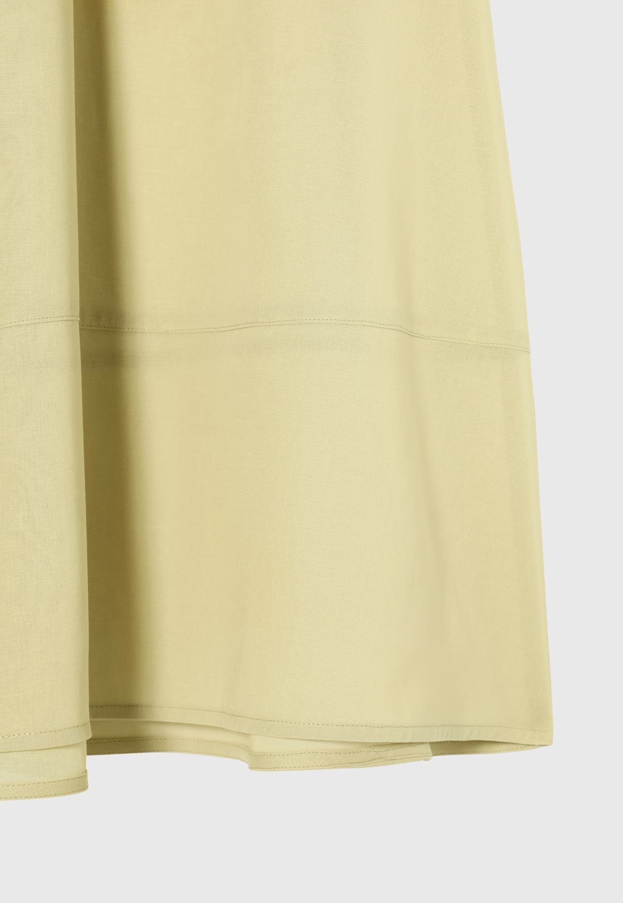 VOILE PLEATS COLLAR NO SLEEVE BLOUSE / ボイルプリーツカラーノースリーブブラウス 詳細画像 Yellow 11