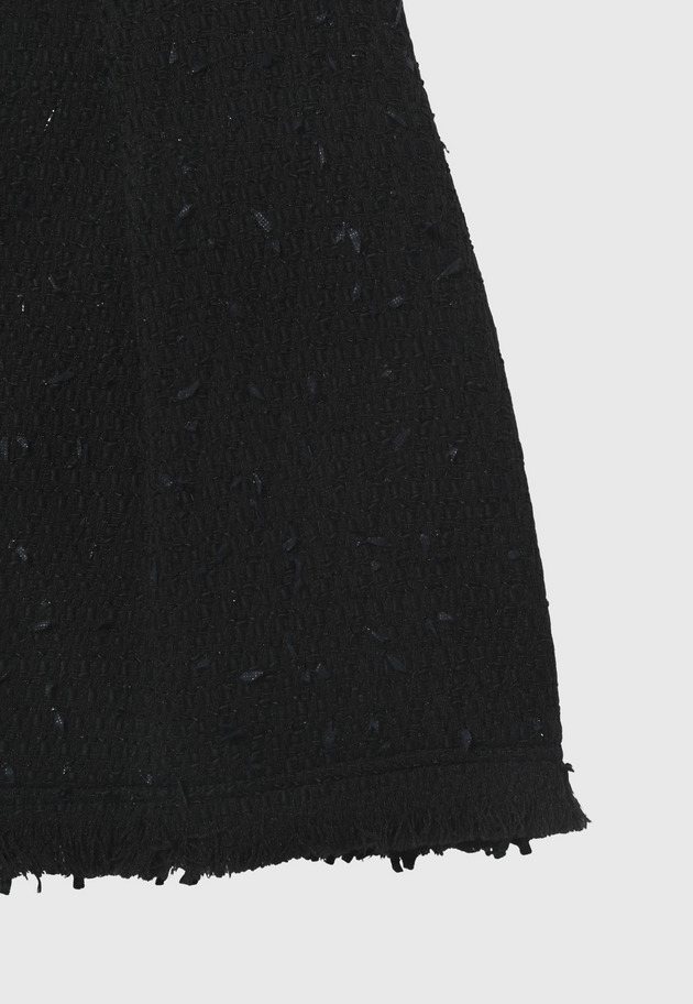 TAPE YARN TWEED BUSTIER / テープヤーンツィードビスチェ 詳細画像 Black 12