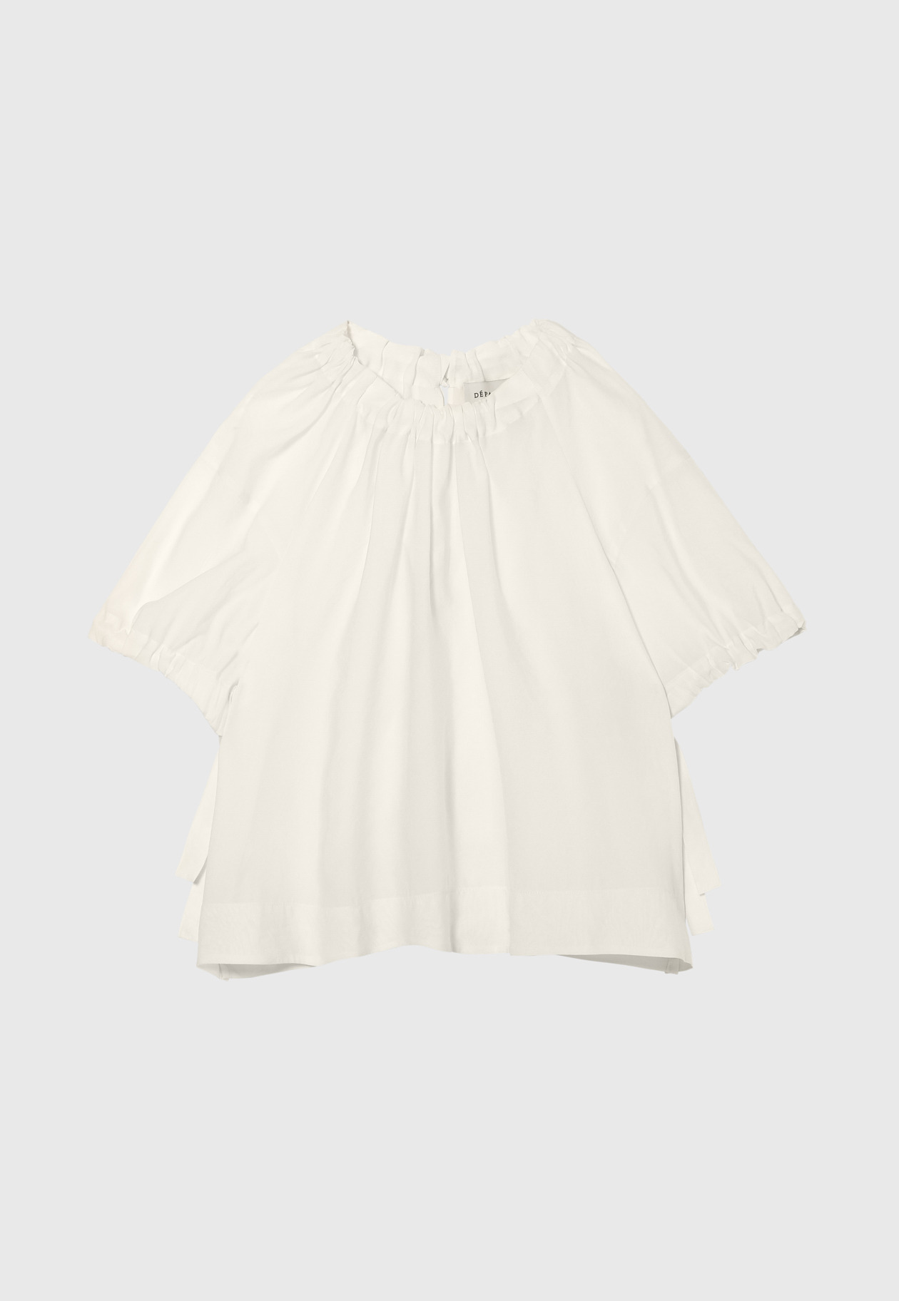 SILKY GATHERED BLOUSE / シルキーギャザーブラウス 詳細画像 OW 7