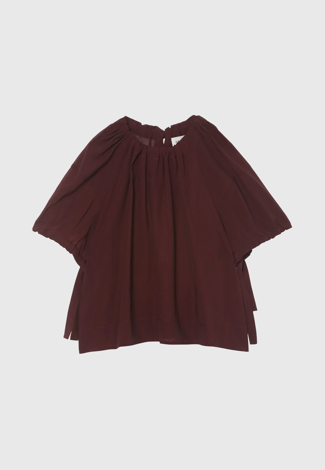 SILKY GATHERED BLOUSE / シルキーギャザーブラウス 詳細画像 Brd 1