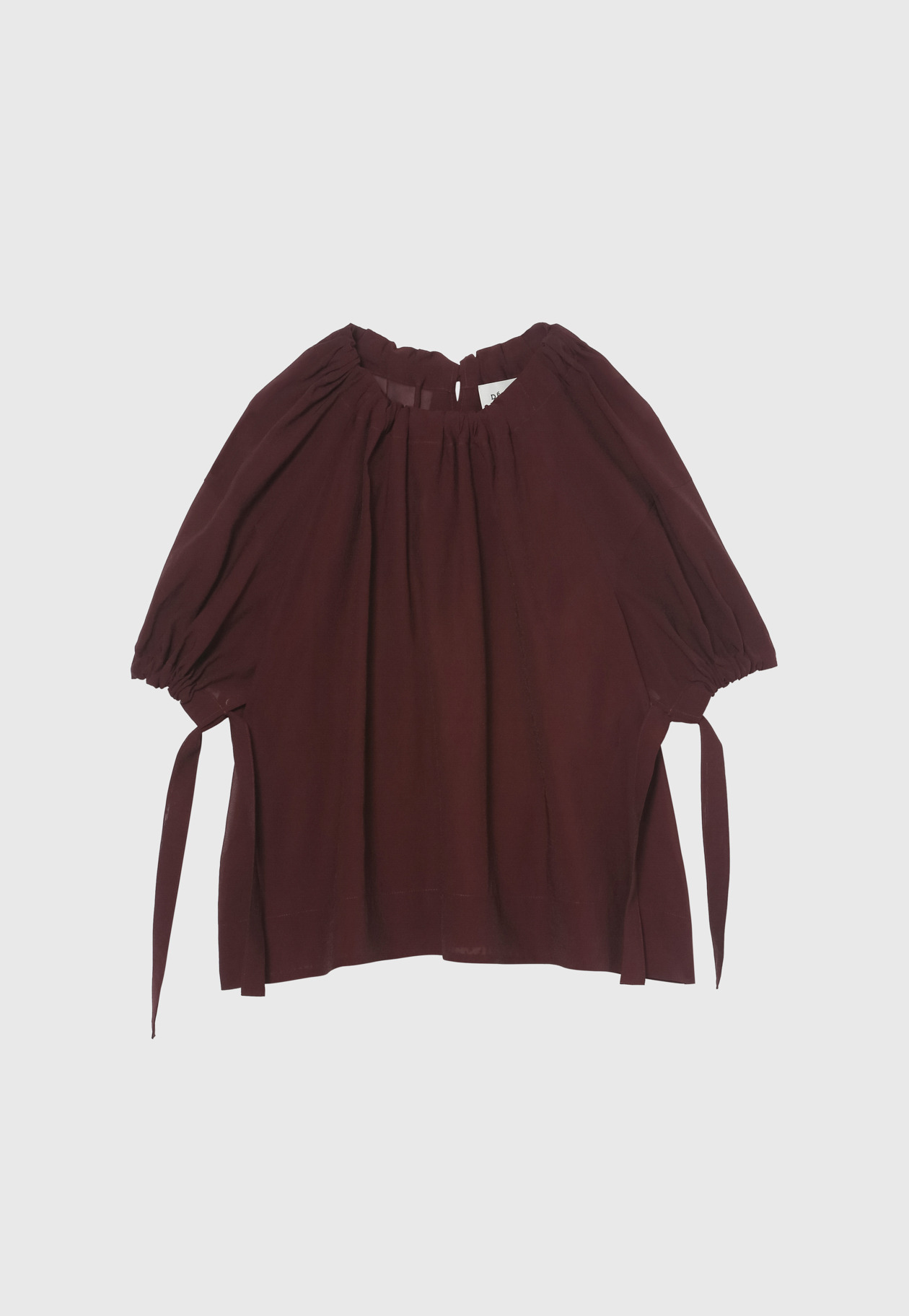 SILKY GATHERED BLOUSE / シルキーギャザーブラウス 詳細画像 Brd 2