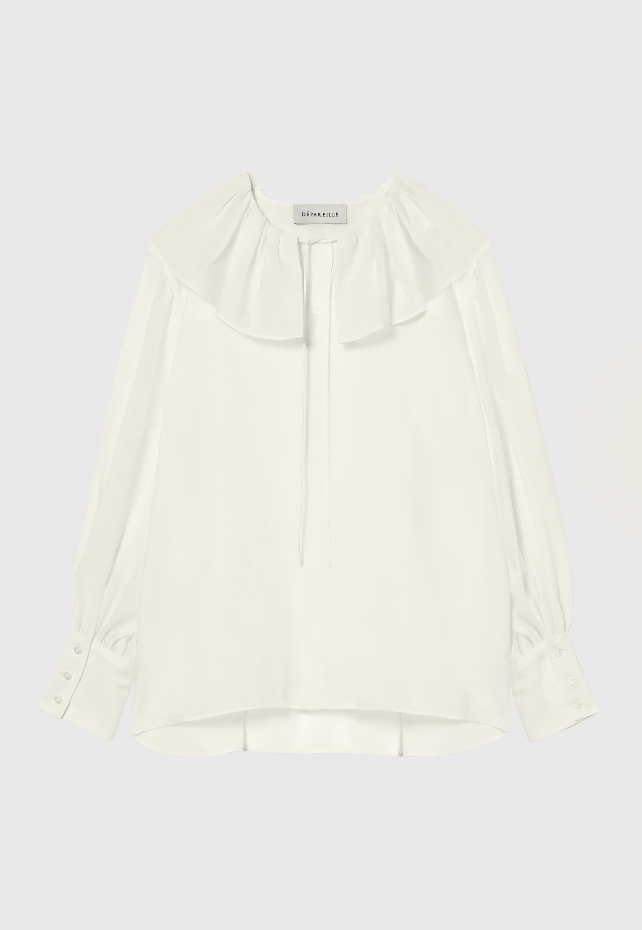 SILKY RUFFLE BLOUSE / シルキーラッフルブラウス 詳細画像 OW 3