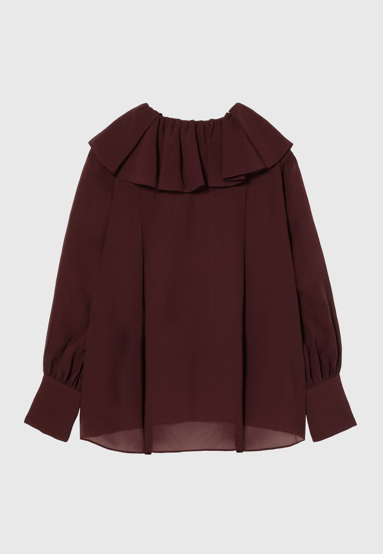 SILKY RUFFLE BLOUSE / シルキーラッフルブラウス 詳細画像 Brd 2