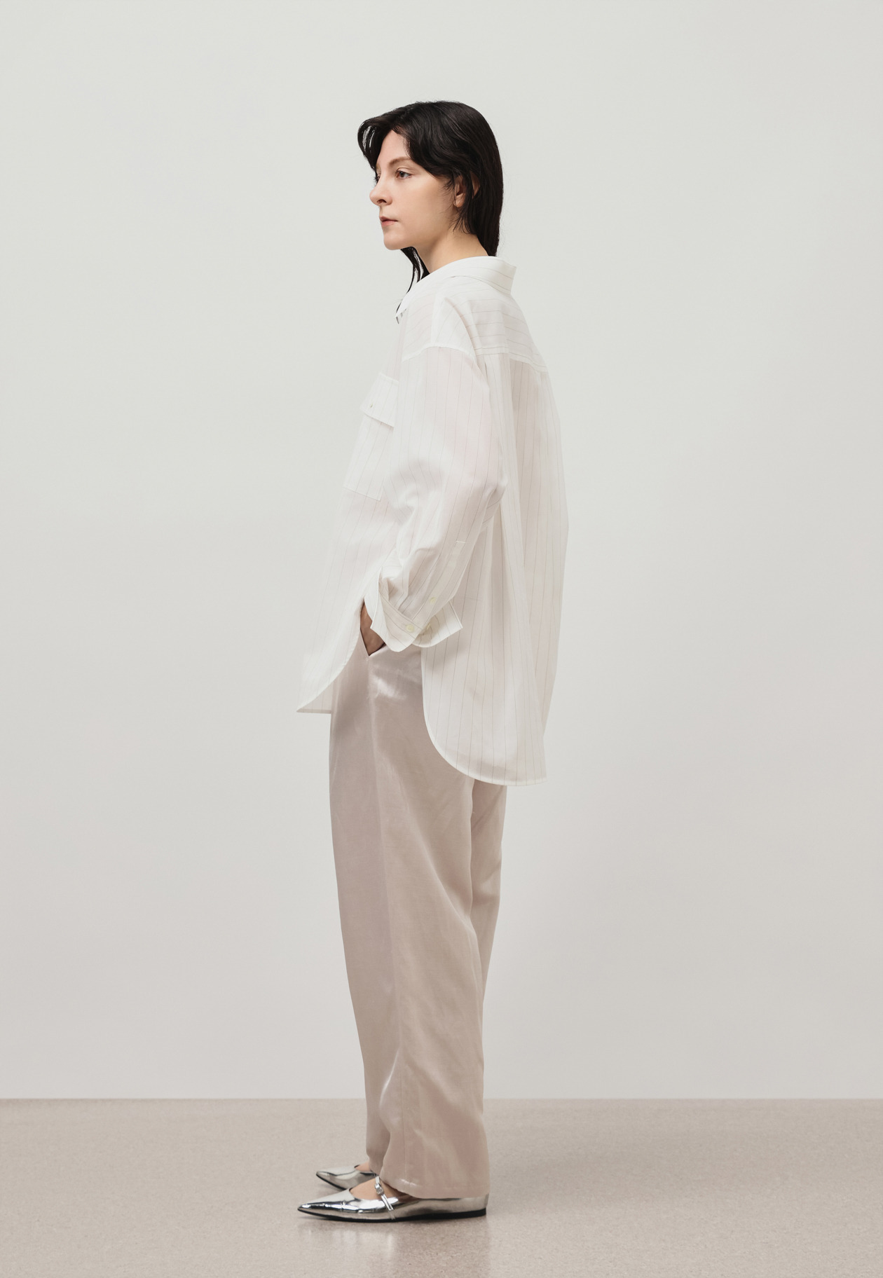 KARSEY GATHER PANTS / カルゼギャザーパンツ 詳細画像 Beige 3