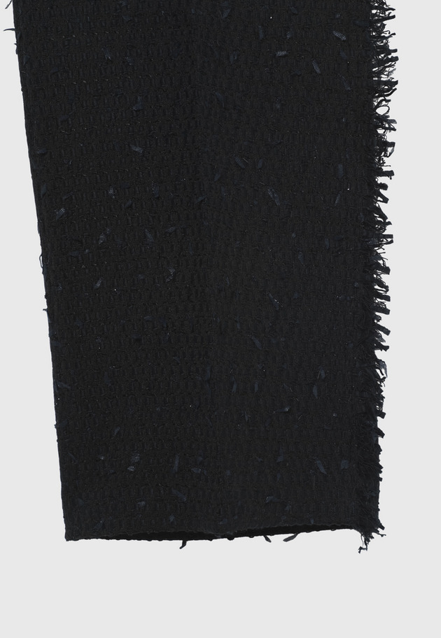 TAPE YARN TWEED PANTS / テープヤーンツィードパンツ 詳細画像 Black 9