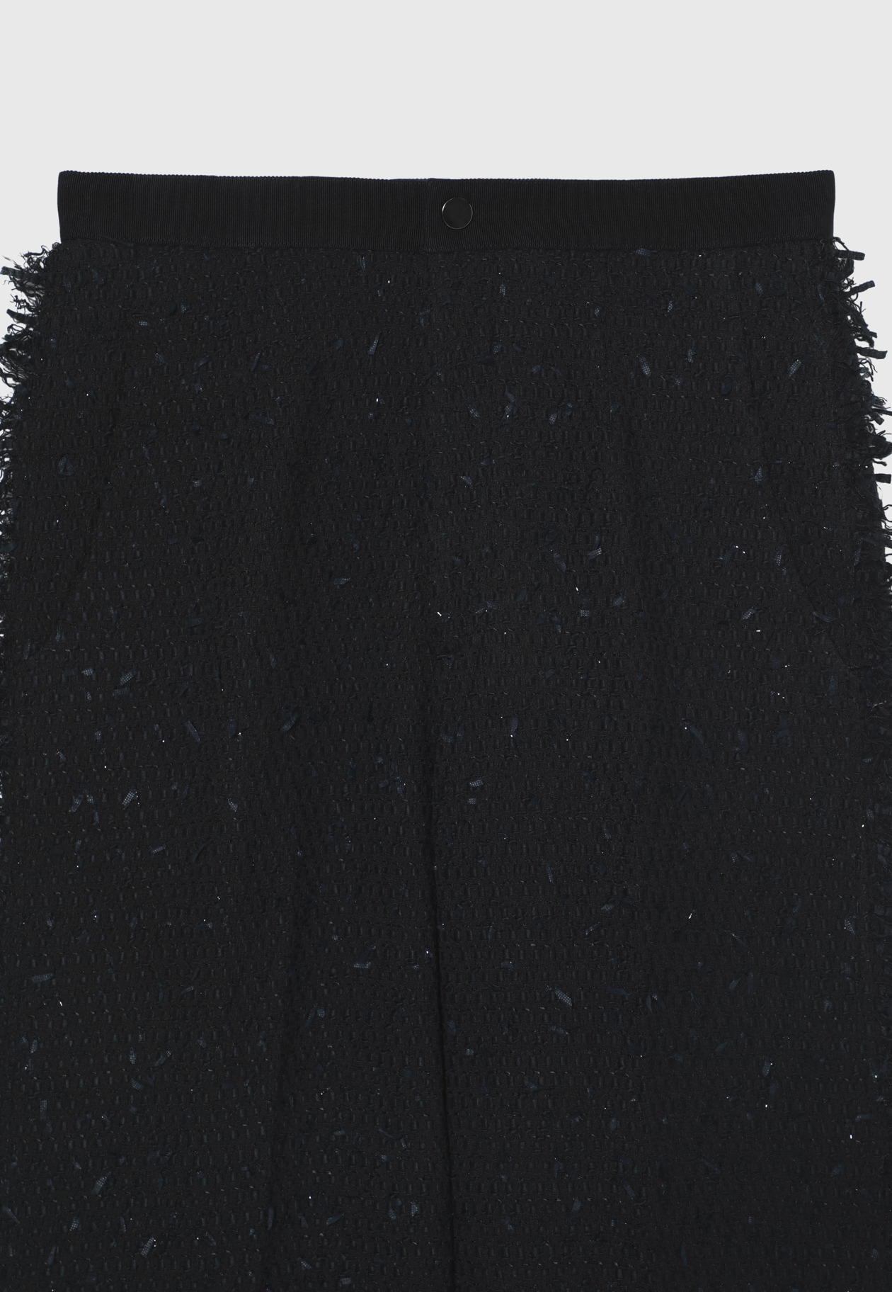TAPE YARN TWEED PANTS / テープヤーンツィードパンツ 詳細画像 Black 7