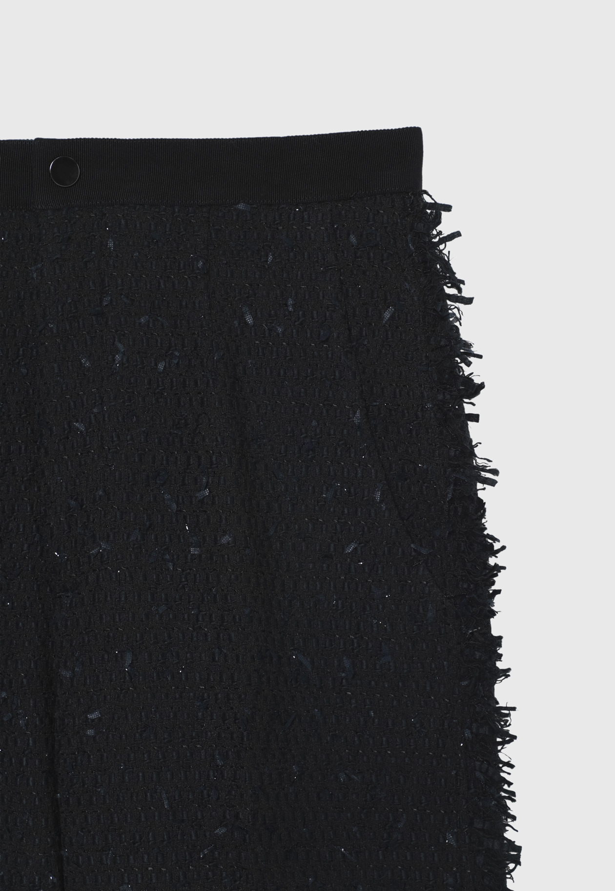TAPE YARN TWEED PANTS / テープヤーンツィードパンツ 詳細画像 Black 8