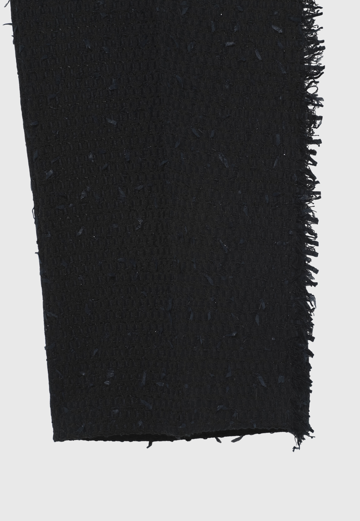 TAPE YARN TWEED PANTS / テープヤーンツィードパンツ 詳細画像 Black 9