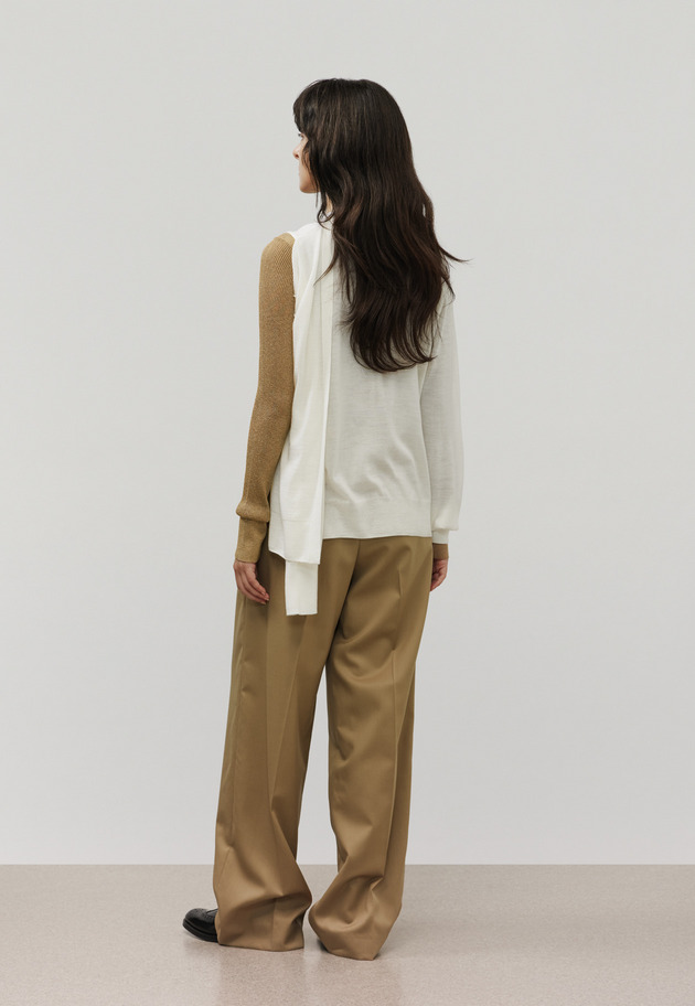 WOOL GABARDINE PANTS / ウールギャバジンパンツ 詳細画像 Camel 3