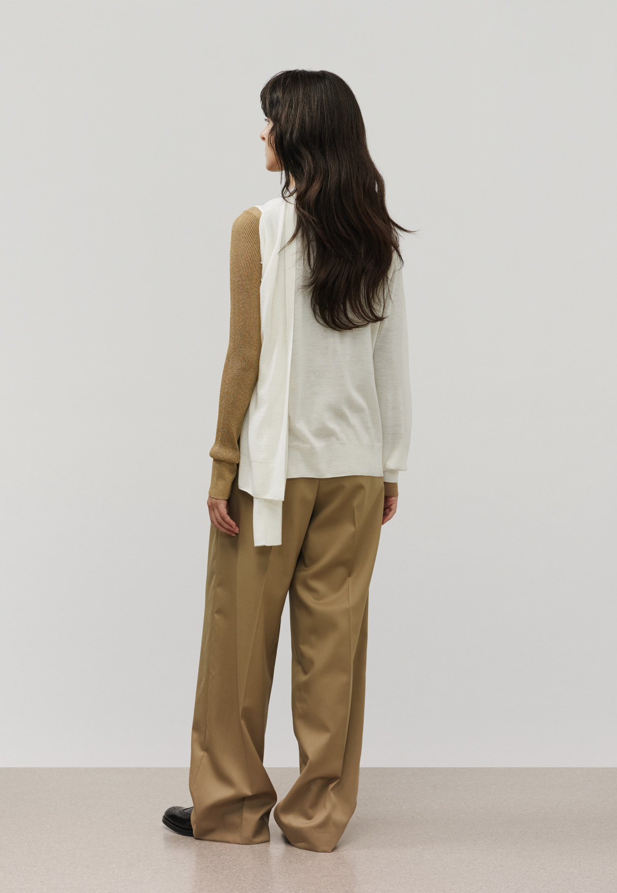 WOOL GABARDINE PANTS / ウールギャバジンパンツ 詳細画像 Camel 3