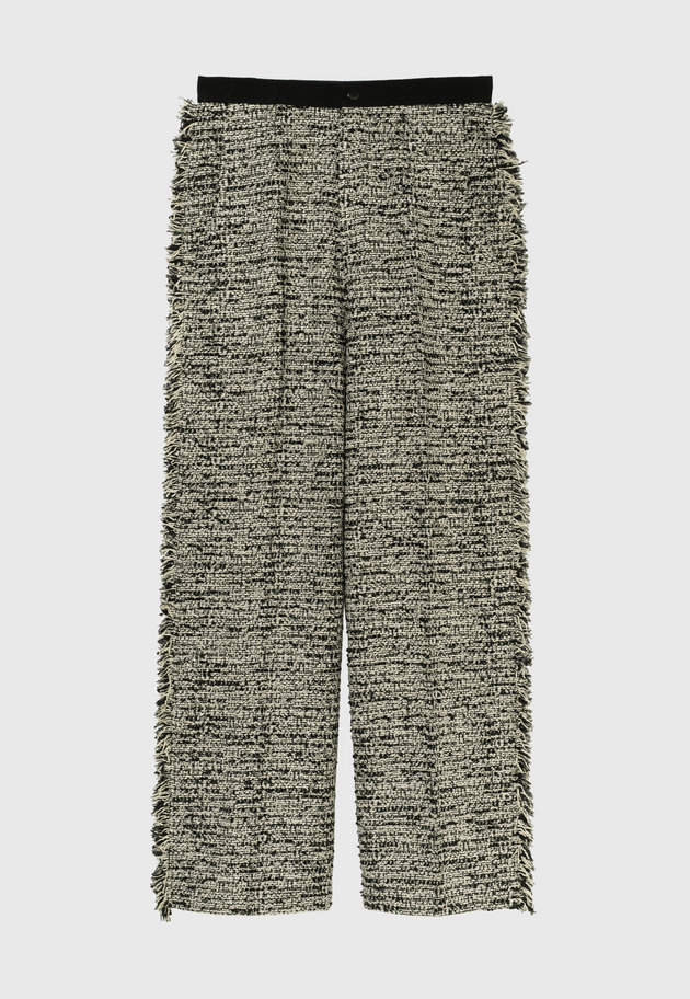 FANCY TWEED PANTS / ファンシーツィードパンツ 詳細画像 Black 1