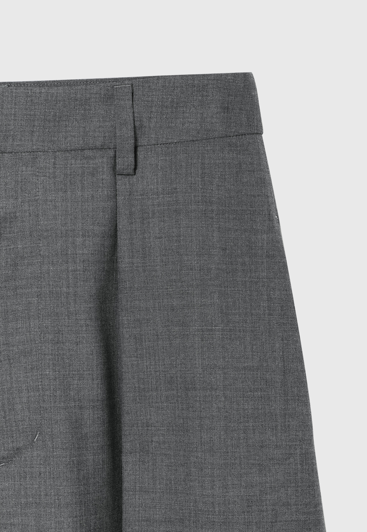 TROPICAL WOOL SUPER WIDE PANTS / トロピカルウールスーパーワイドパンツ 詳細画像 Gray 8