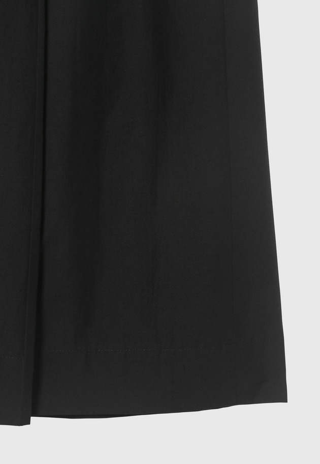 COTTON NYLON WRAP SKIRT / コットンナイロンラップスカート 詳細画像 Black 5