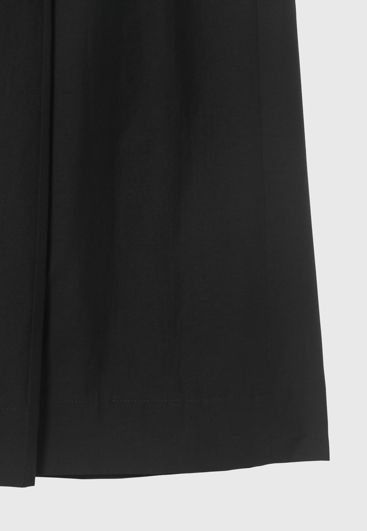 COTTON NYLON WRAP SKIRT / コットンナイロンラップスカート 詳細画像 Black 5