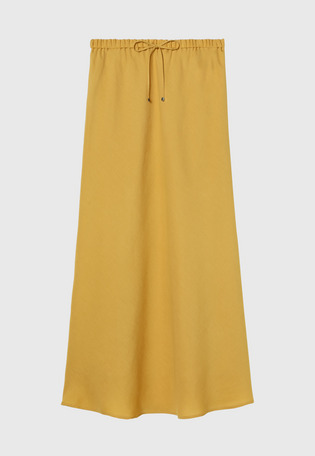 TWILL WASHER BIAS GATHER SKIRT / ツイルワッシャーバイアスギャザースカート