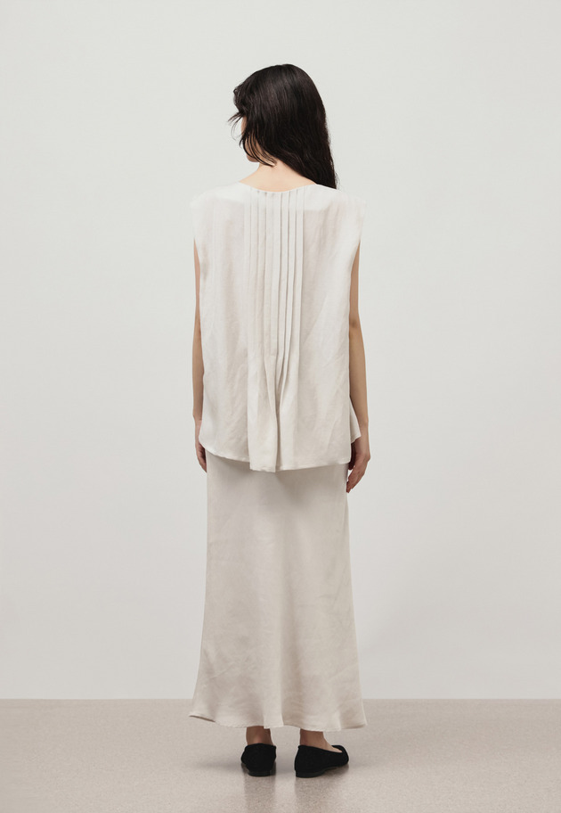 TWILL WASHER BIAS GATHER SKIRT / ツイルワッシャーバイアスギャザースカート 詳細画像 Beige 6