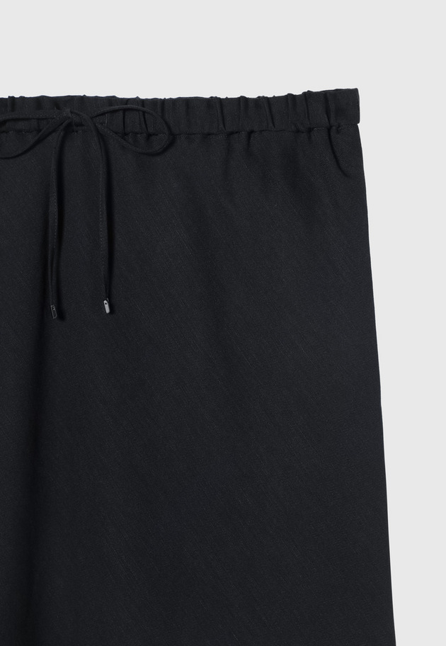 TWILL WASHER BIAS GATHER SKIRT / ツイルワッシャーバイアスギャザースカート 詳細画像 Navy 4