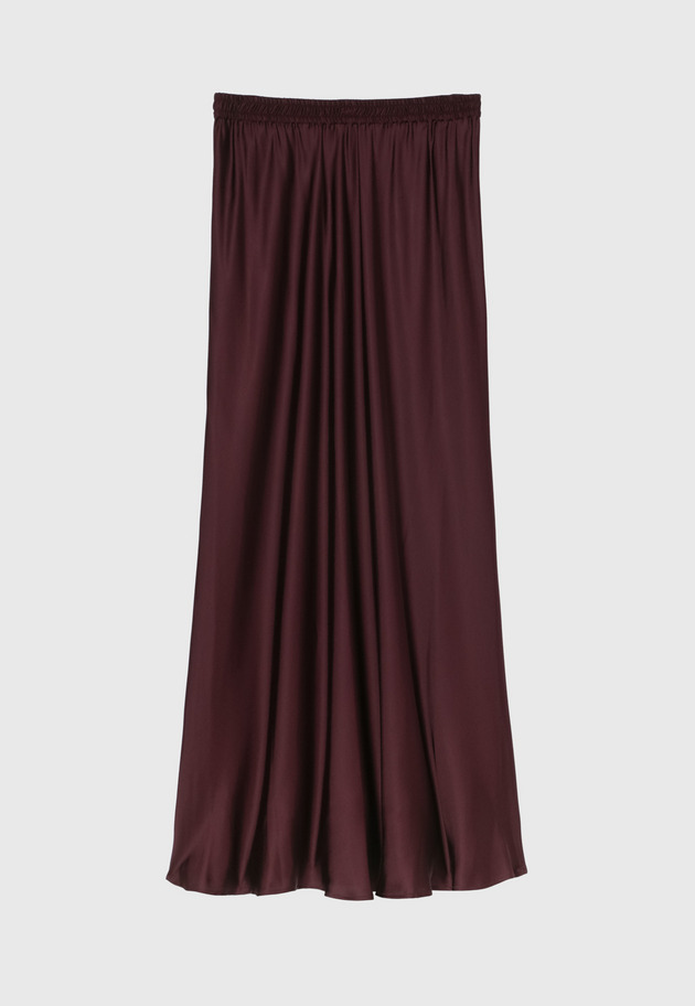 VISCOSE SATIN SKIRT / ヴィスコースサテンスカート 詳細画像 Brd 2