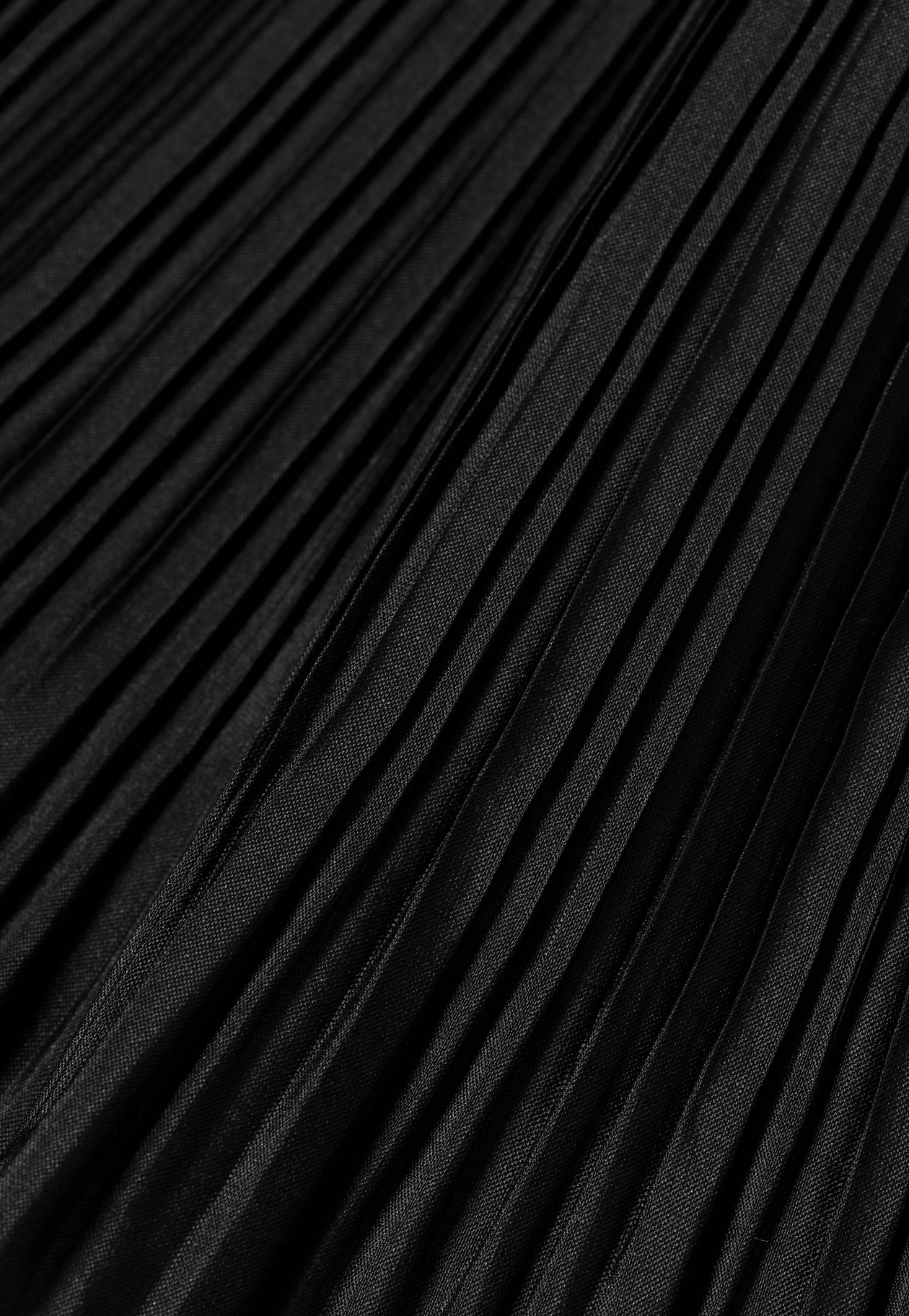 SILK POLYESTER TIERED PLEATS SKIRT / シルクポリエステルティアードプリーツスカート 詳細画像 Black 5