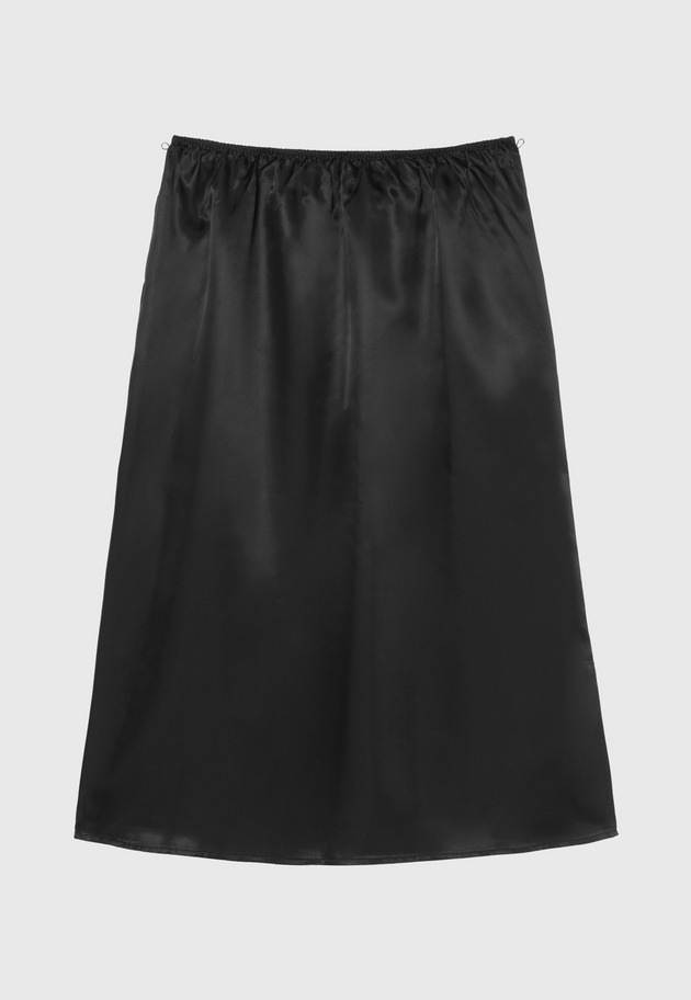 ORGANDY PLEATS SKIRT / オーガンジープリーツスカート 詳細画像 Black 6