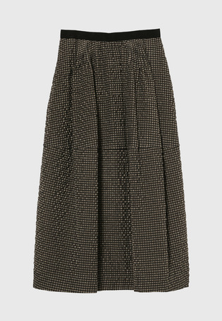 SHEERSUCKER CHECK SKIRT / シアーサッカーチェックスカート