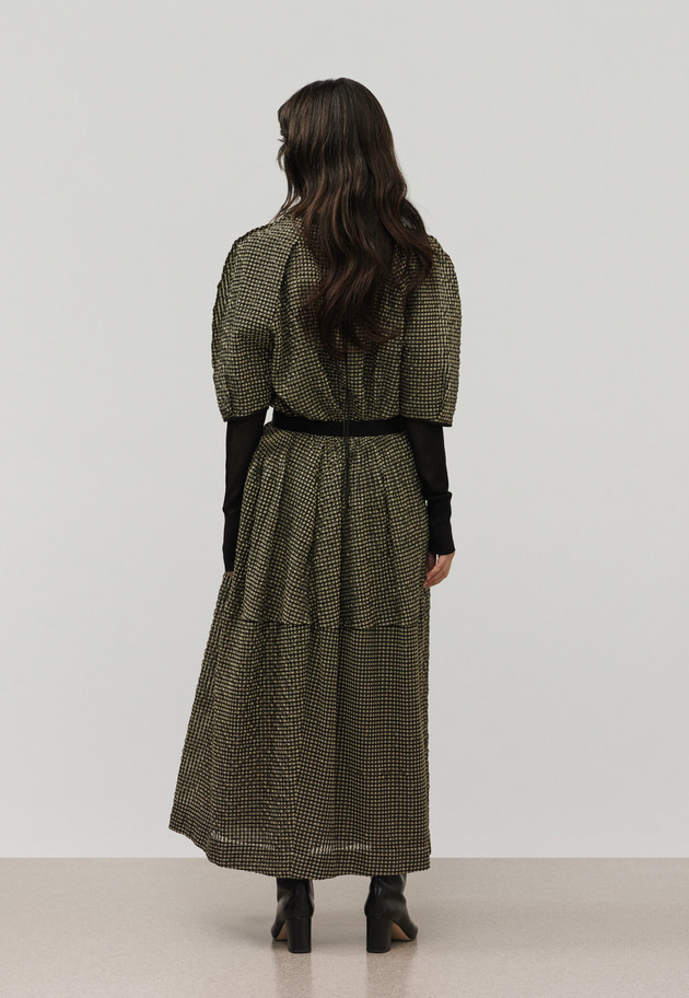 SHEERSUCKER CHECK SKIRT / シアーサッカーチェックスカート 詳細画像 Beige 11