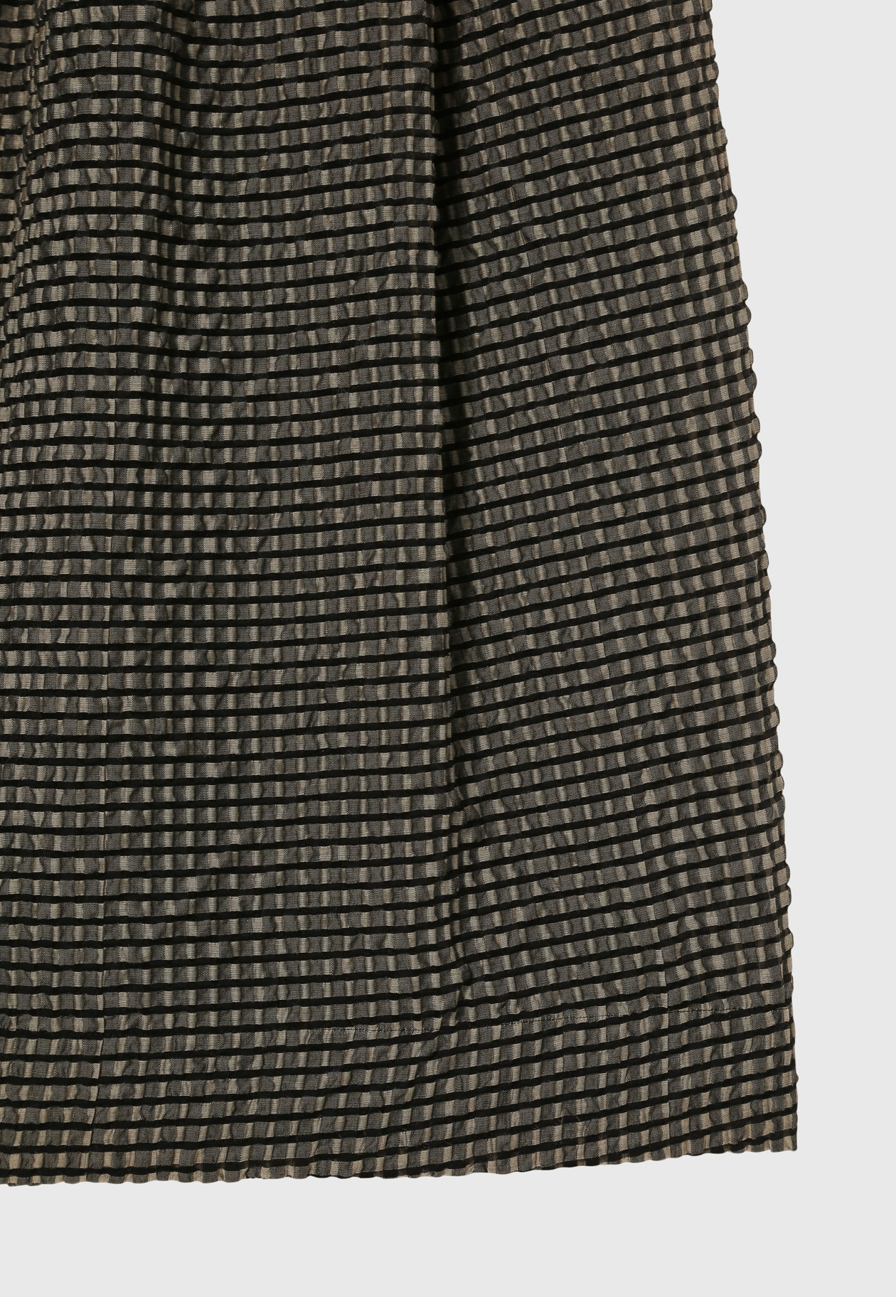 SHEERSUCKER CHECK SKIRT / シアーサッカーチェックスカート 詳細画像 Beige 5