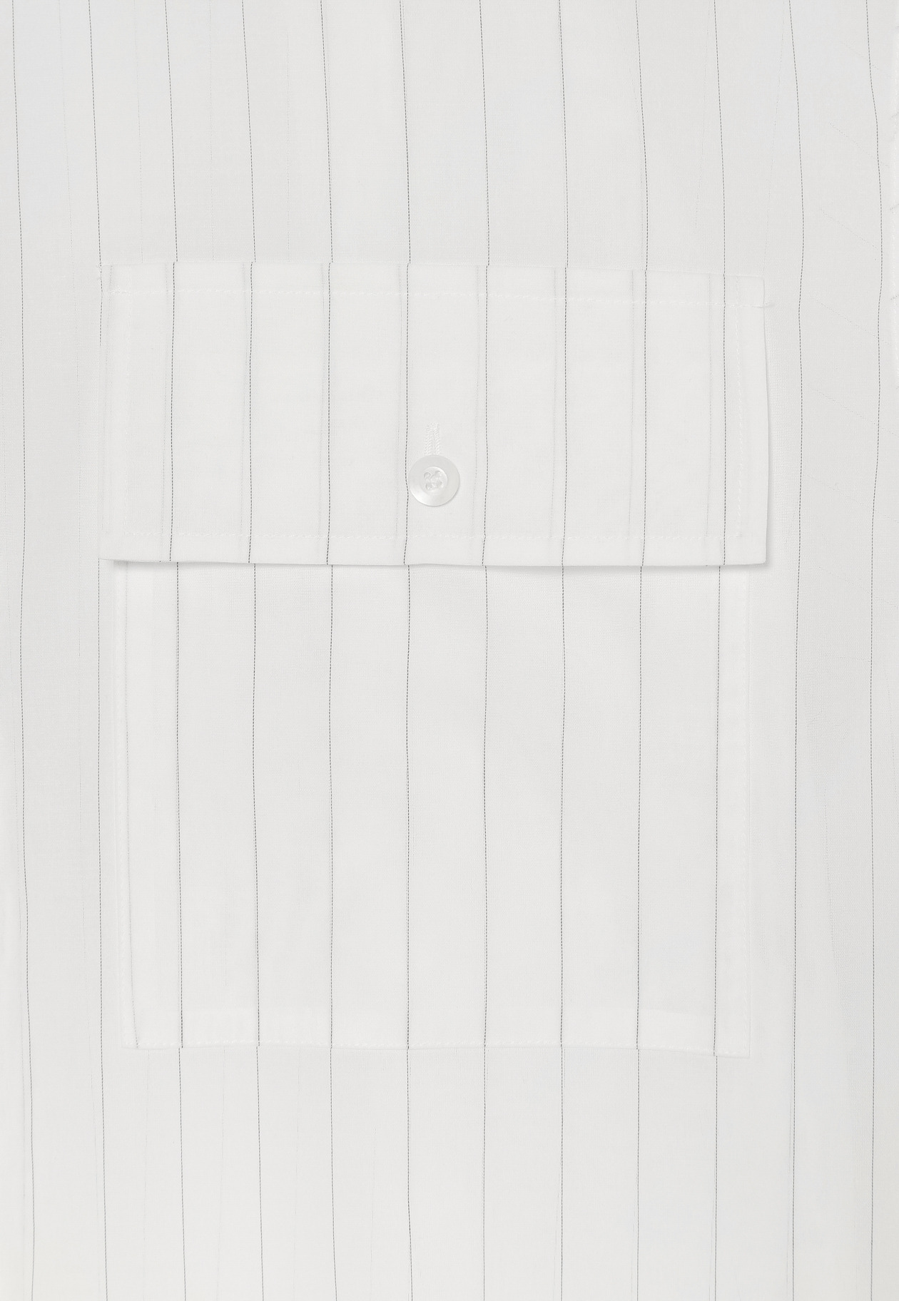 SHEER STRIPE CPO SHIRT / シアーストライプCPOシャツ 詳細画像 White 6