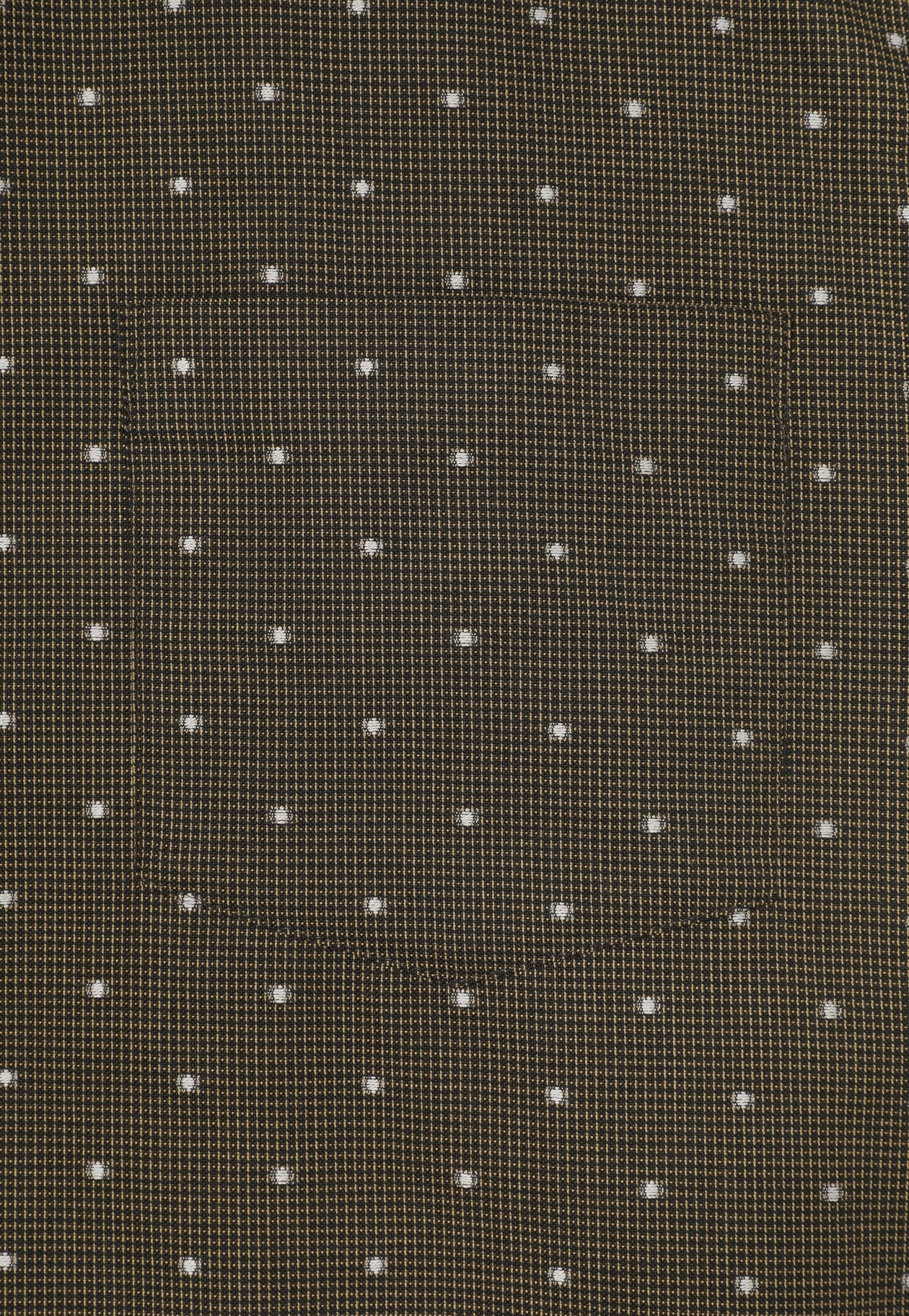 CHECK DOT JACQUARD BOW SHIRT / チェックドットジャガードボウシャツ 詳細画像 Brown 7