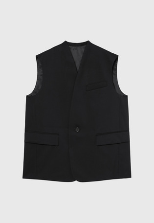 WOOL GABARDINE GILET / ウールギャバジンジレ