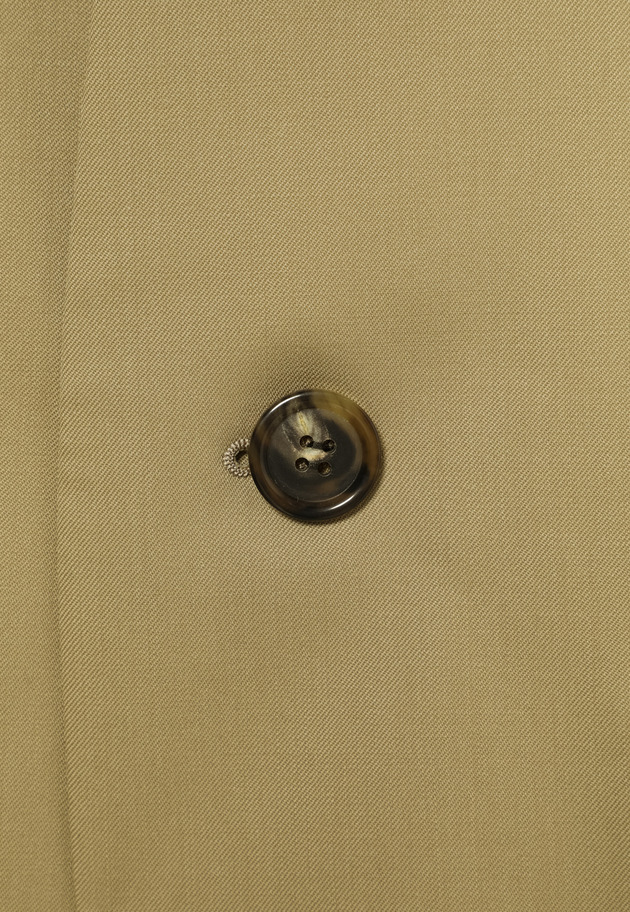 WOOL GABARDINE GILET / ウールギャバジンジレ 詳細画像 Camel 13
