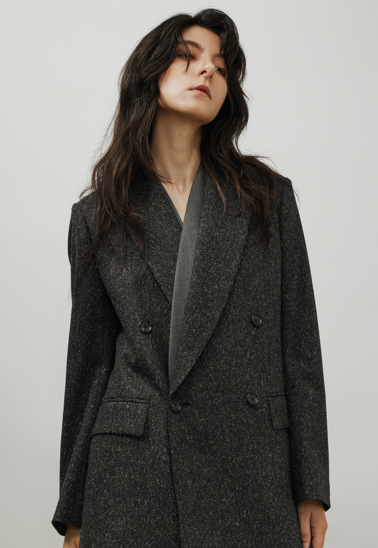 WOOL GABARDINE GILET / ウールギャバジンジレ 詳細画像 Chcl 2