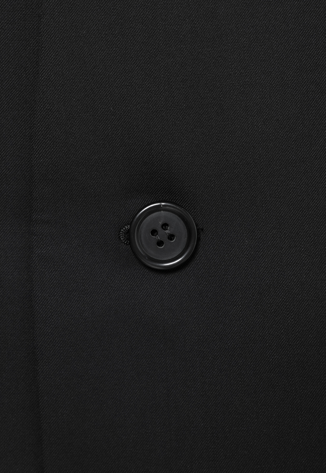 WOOL GABARDINE GILET / ウールギャバジンジレ 詳細画像 Black 2