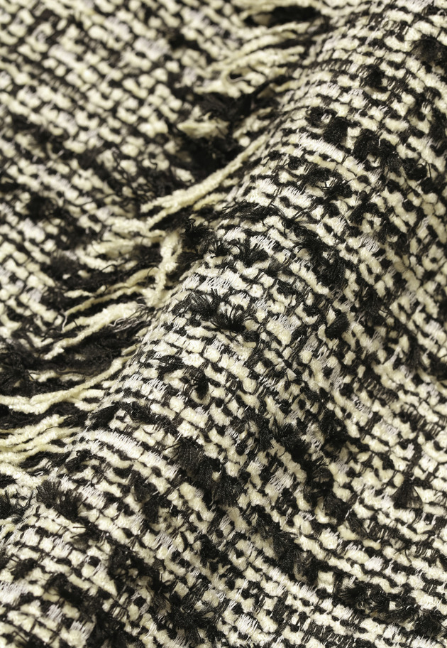 FANCY TWEED V NECK GILET / ファンシーツィードVネックジレ 詳細画像 Black 12