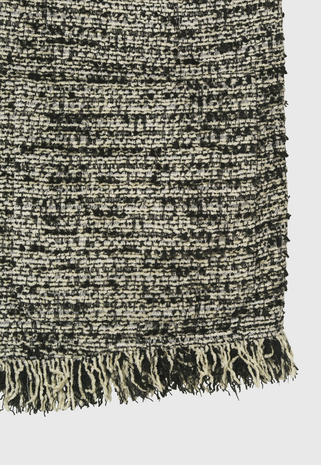 FANCY TWEED CREW NECK GILET / ファンシーツィードクルーネックジレ 詳細画像 Black 11
