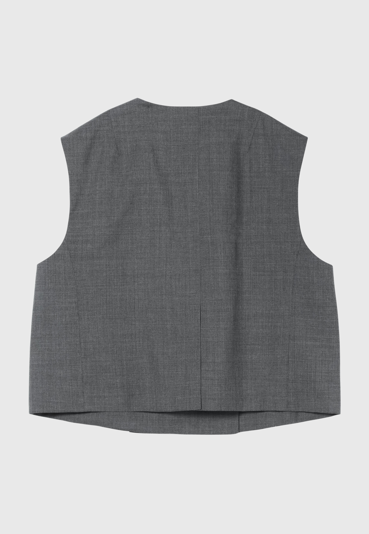 TROPICAL WOOL GILET / トロピカルウールジレ 詳細画像 Gray 2