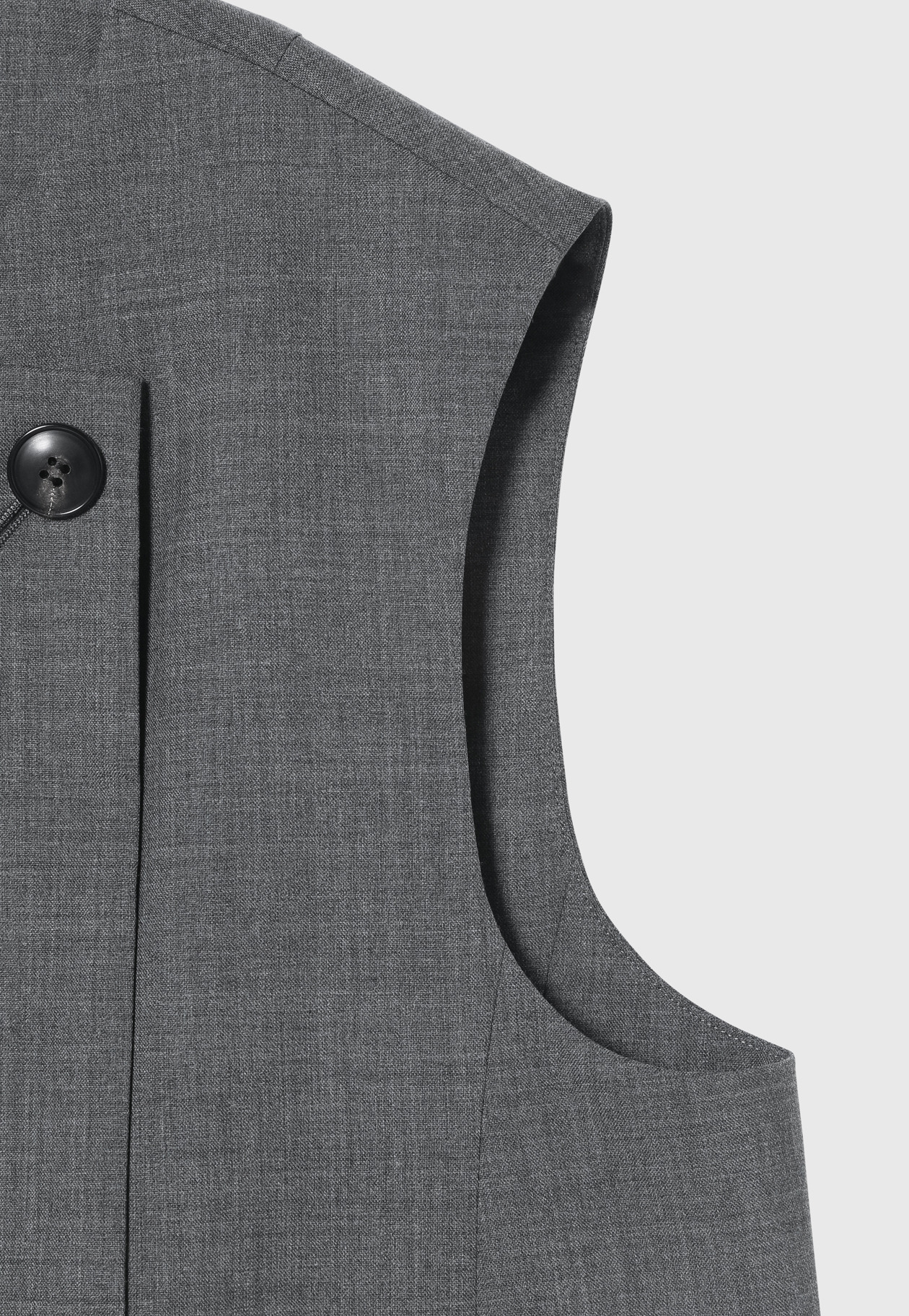 TROPICAL WOOL GILET / トロピカルウールジレ 詳細画像 Gray 4