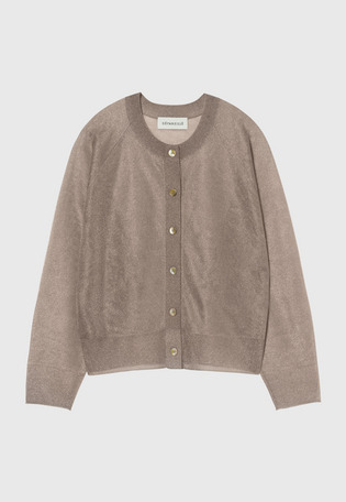 LAME SHEER DOLMAN CARDIGAN / ラメシアードルマンカーディガン