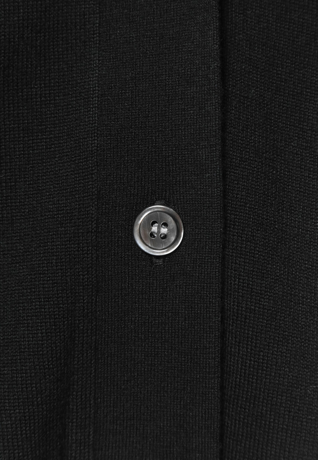 HIGH GAUGE LAYERED CARDIGAN / ハイゲージレイヤードカーディガン 詳細画像 Black 2