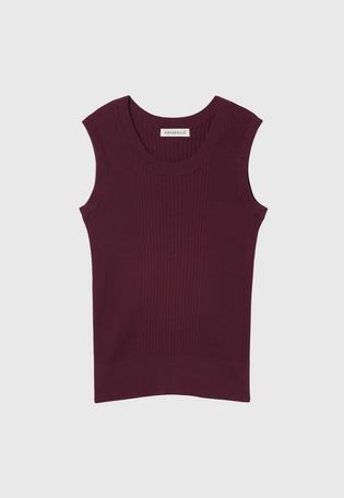 COTTON RIB NO SLEEVE / コットンリブノースリーブ