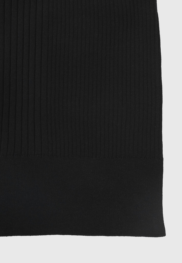 COTTON RIB NO SLEEVE / コットンリブノースリーブ 詳細画像 Black 5