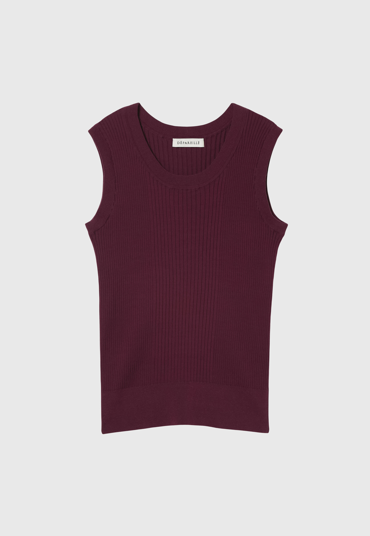 COTTON RIB NO SLEEVE / コットンリブノースリーブ 詳細画像 Brd 1