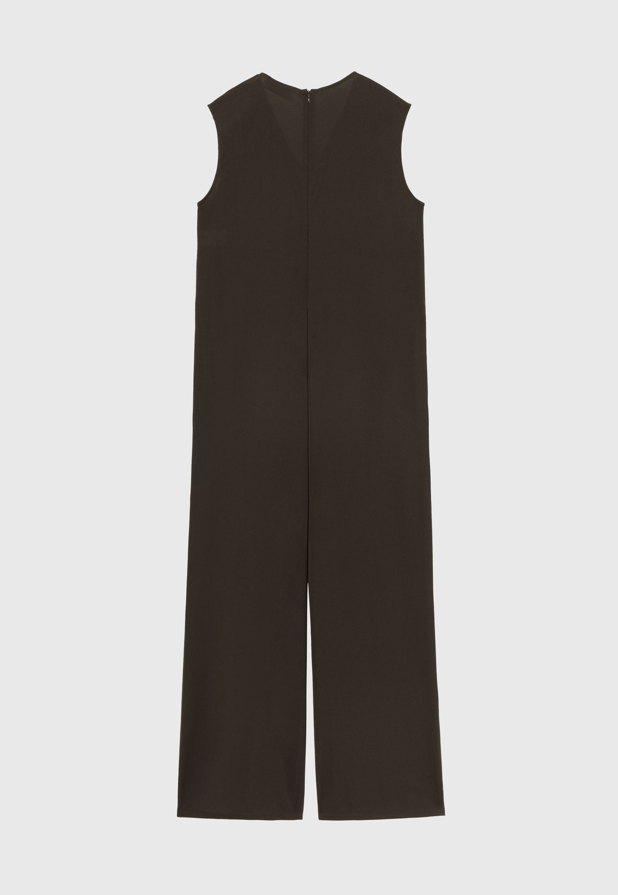 TRIACETATE JERSEY COMBINAISON / トリアセテートジャージーコンビネゾン 詳細画像 Brown 2