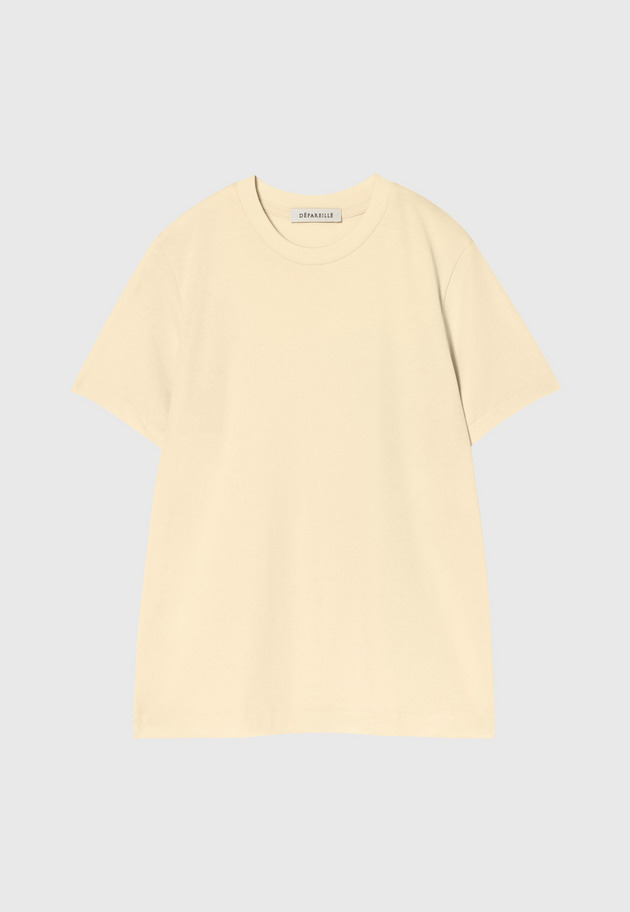 JERSEY CREW NECK T-SHIRT / ジャージークルーネックTシャツ 詳細画像 Beige 1