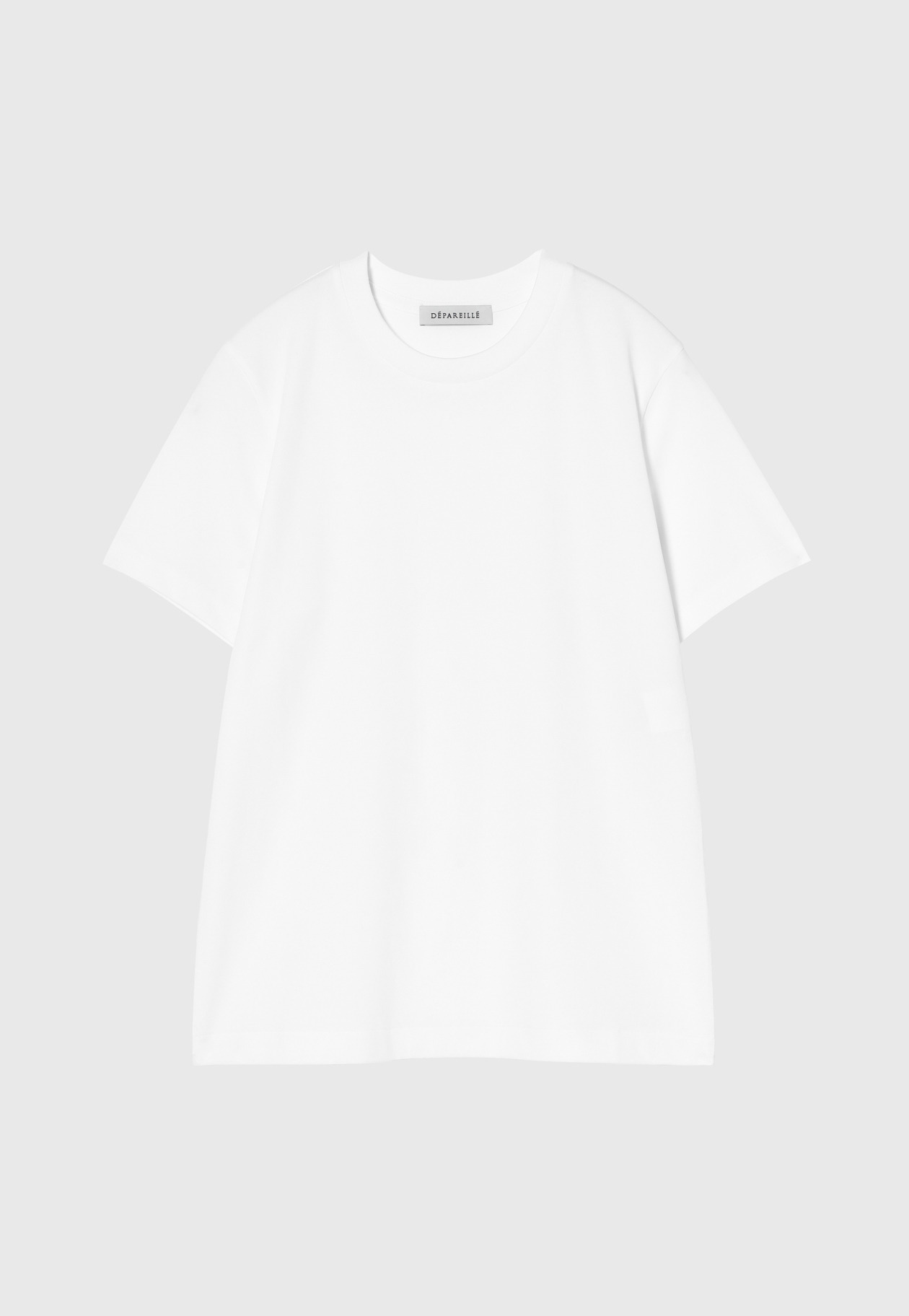 JERSEY CREW NECK T-SHIRT / ジャージークルーネックTシャツ 詳細画像 White 1