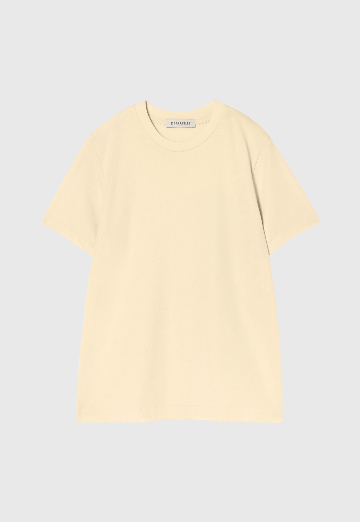 JERSEY CREW NECK T-SHIRT / ジャージークルーネックTシャツ 詳細画像 Beige 1