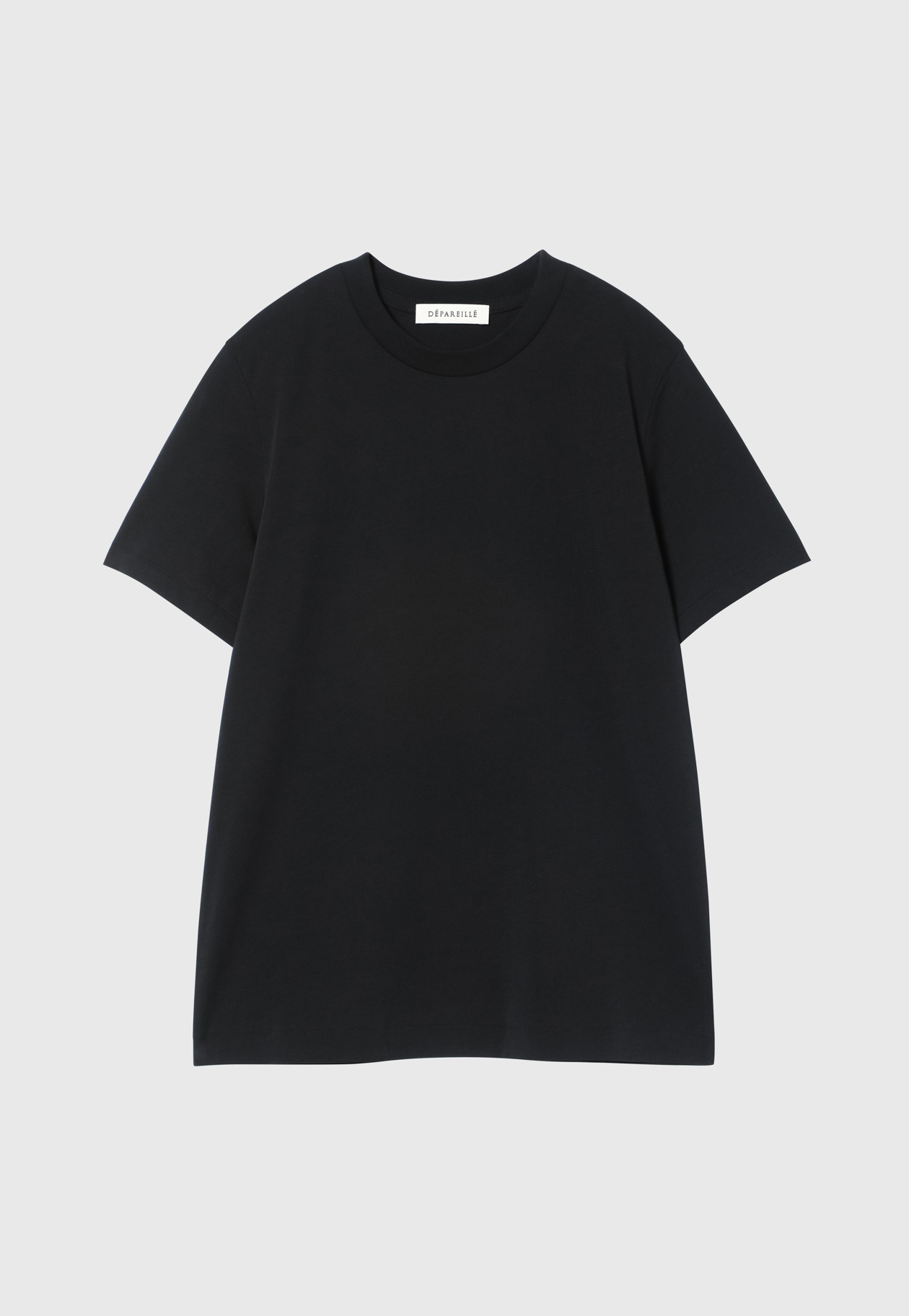 JERSEY CREW NECK T-SHIRT / ジャージークルーネックTシャツ 詳細画像 Black 1