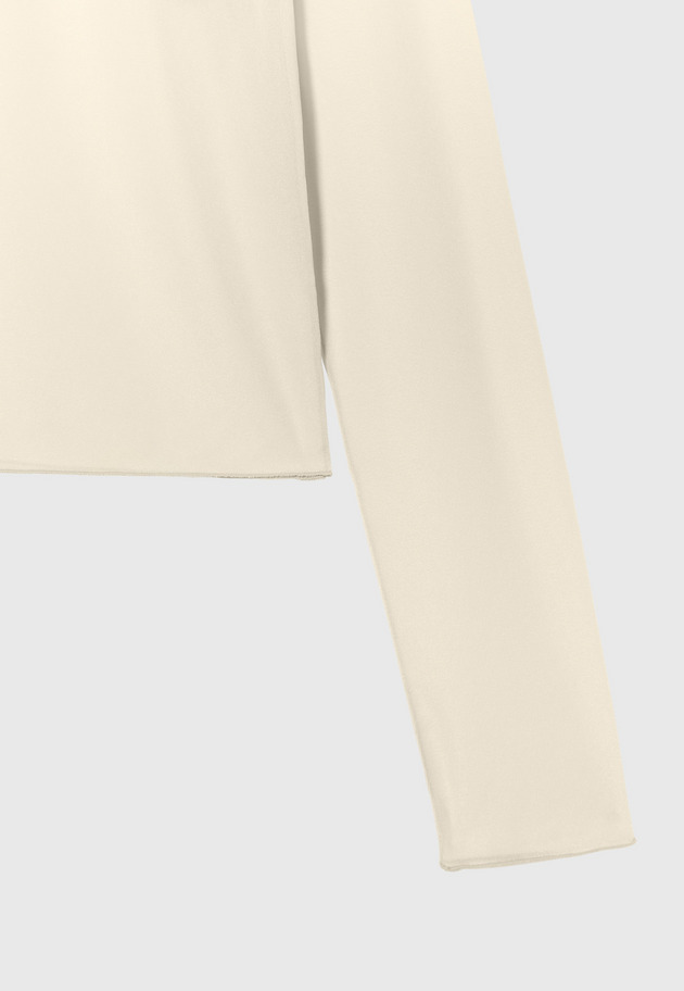 CHIFFON HIGH NECK / シフォンハイネック 詳細画像 Beige 3