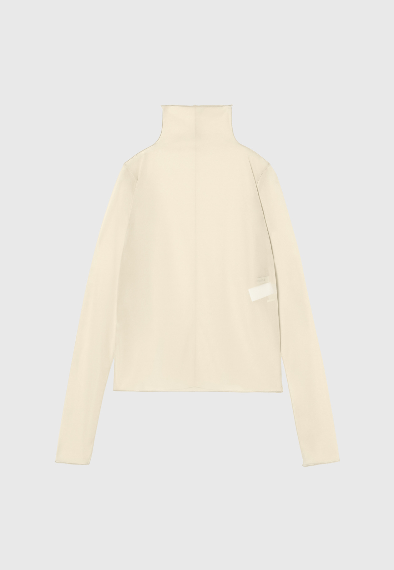 CHIFFON HIGH NECK / シフォンハイネック 詳細画像 Beige 1